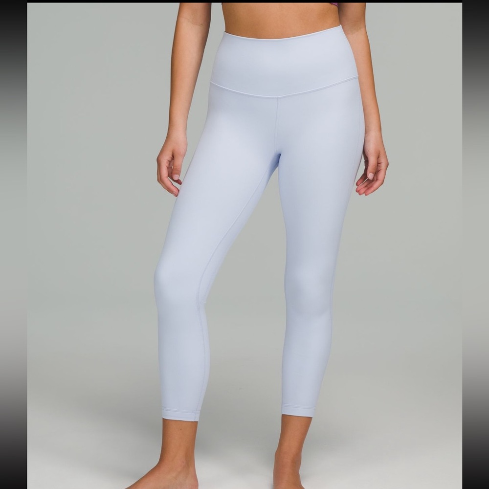 Lululemon Align High Rise Leggings 25” Size 4 Pastel Blue